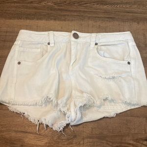 Bowie Denim Cream Shorts
